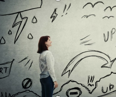 Woman working on resilient self-talk and developing her Wise Adult SELF 